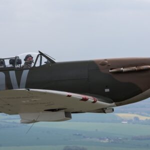 Dragon Rapide Formation Flight with a Spitfire over Cambridge