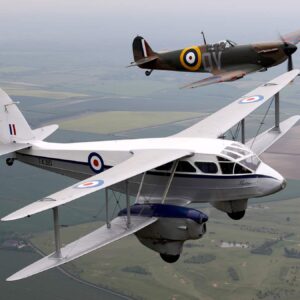 Dragon Rapide Formation Flight with a Spitfire over Cambridge - Squadron Leader - 30 Minutes
